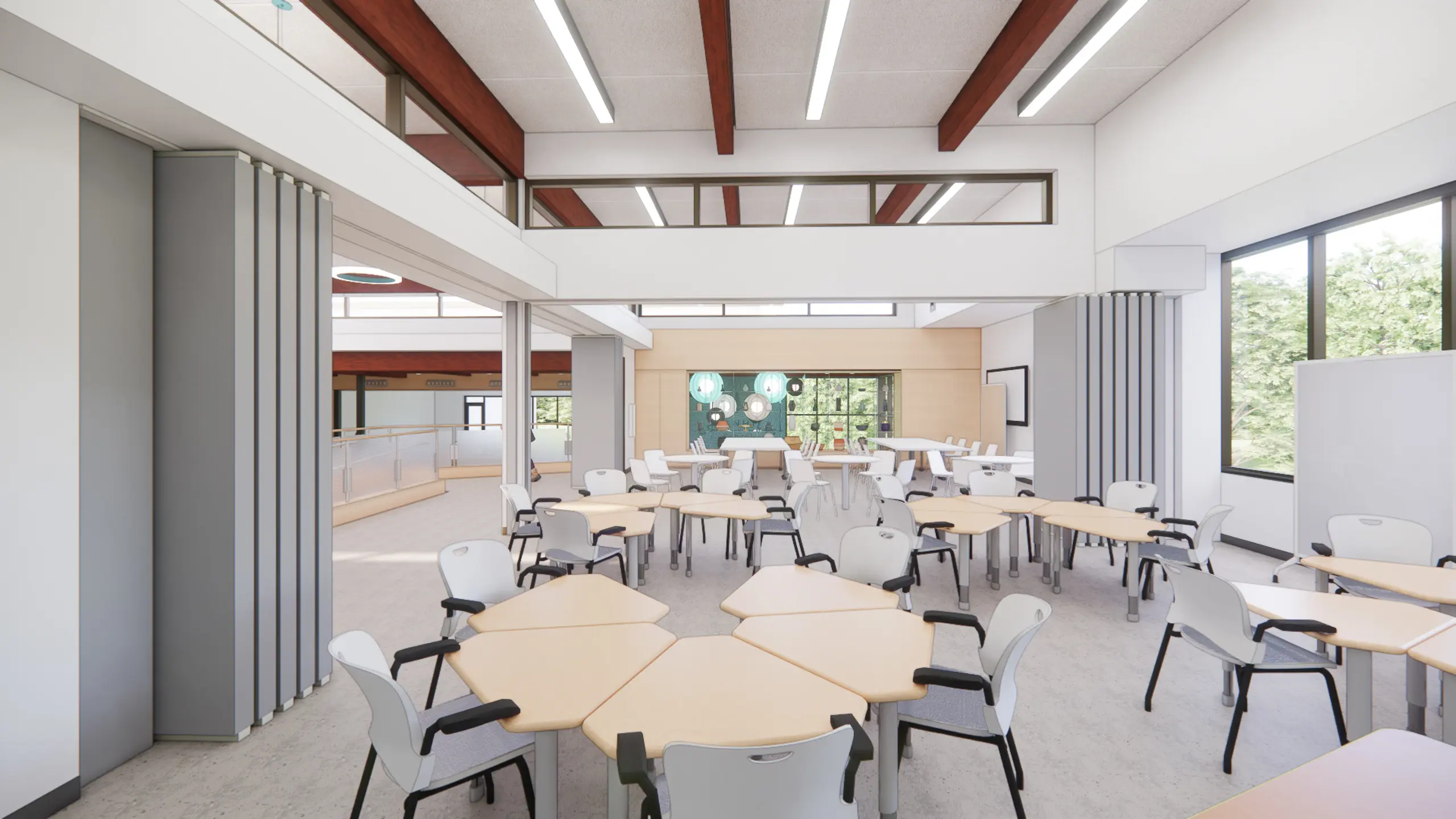 New flexible teaching spaces
