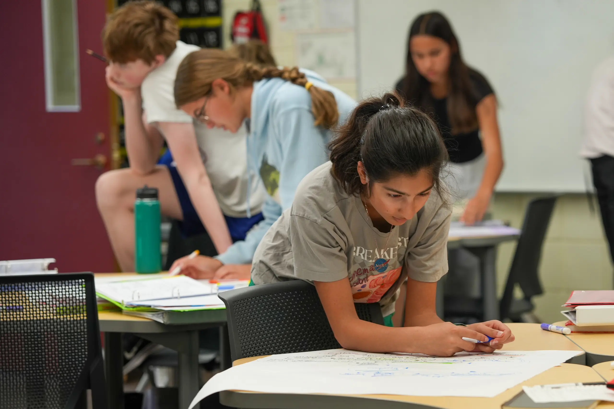 Students working together in global perspectives