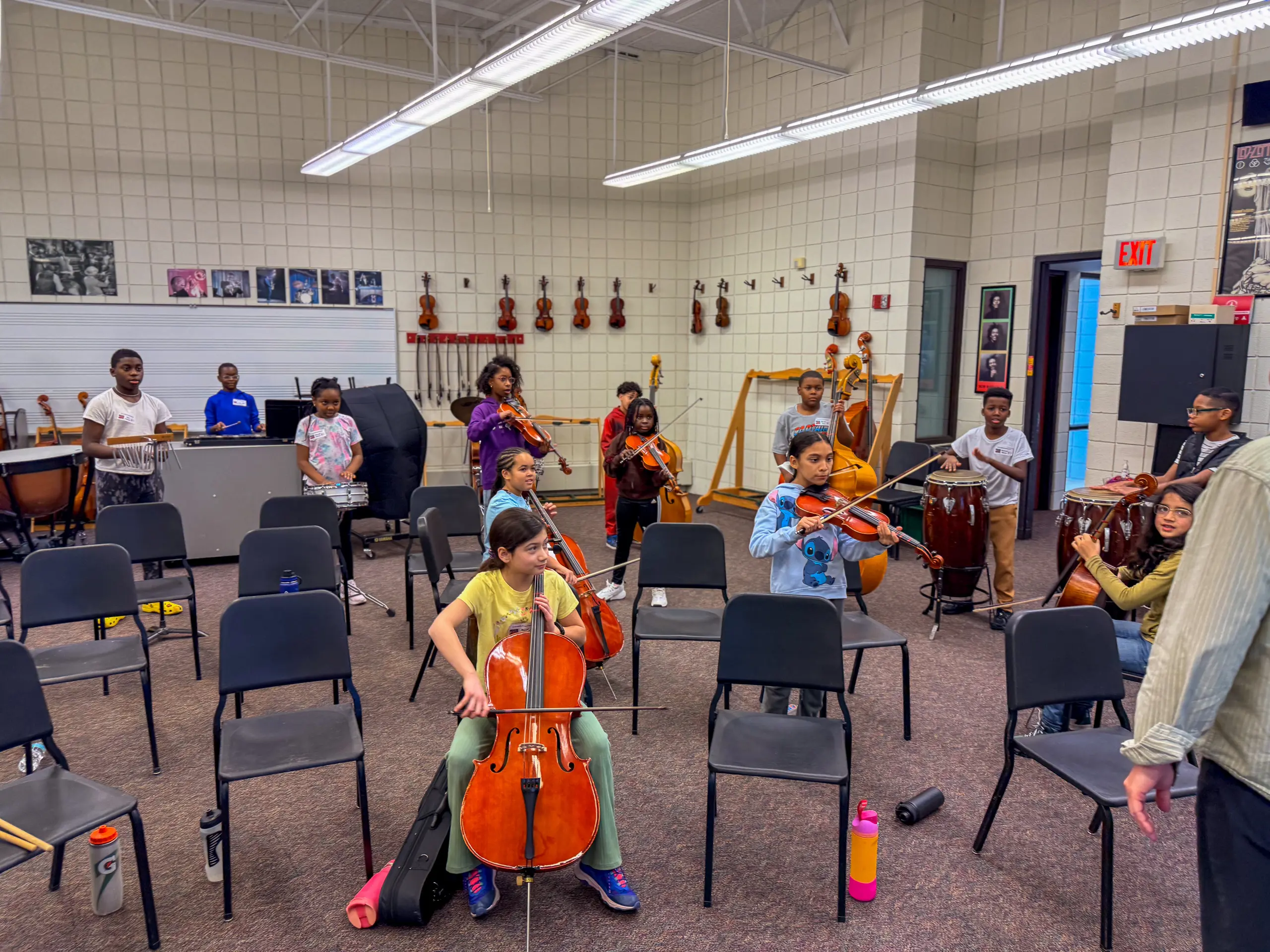 A music workshop