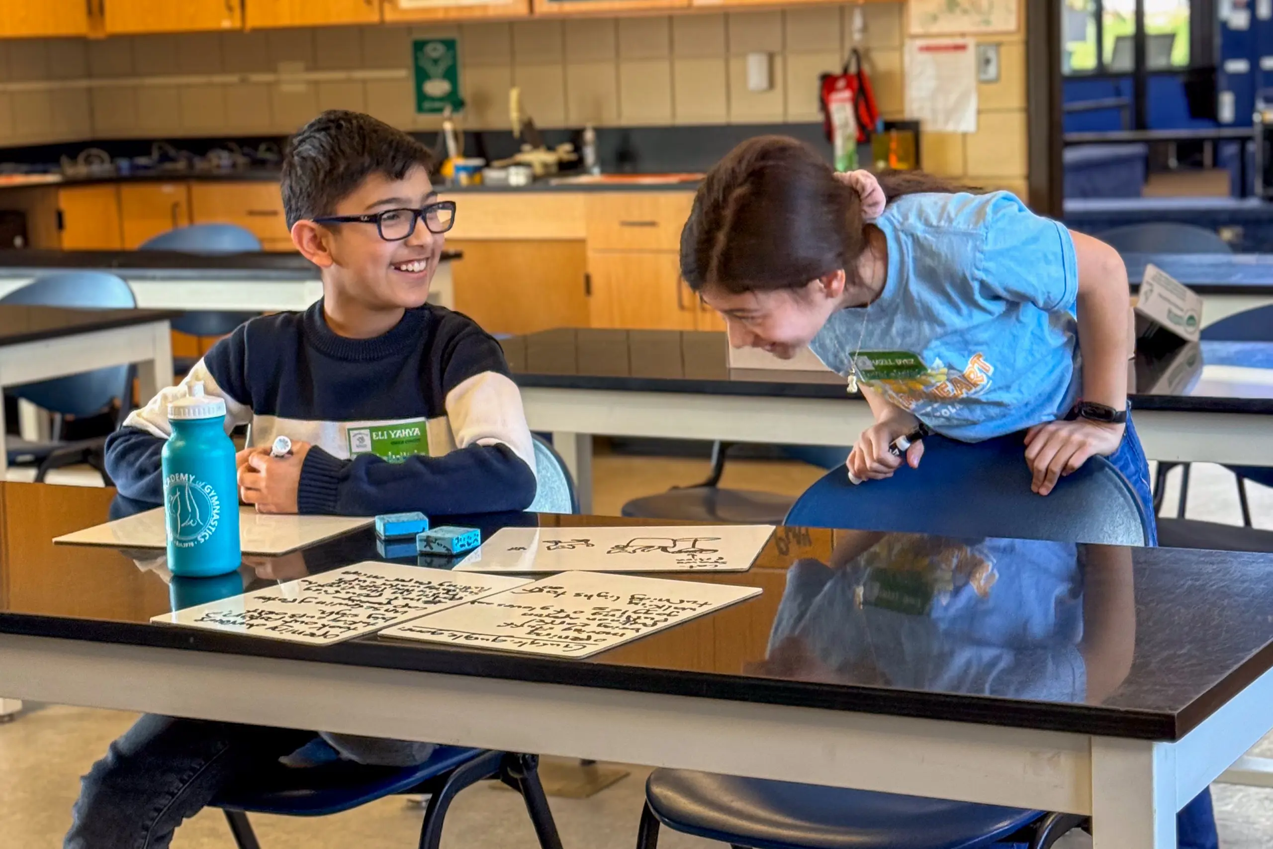 A science lab workshop