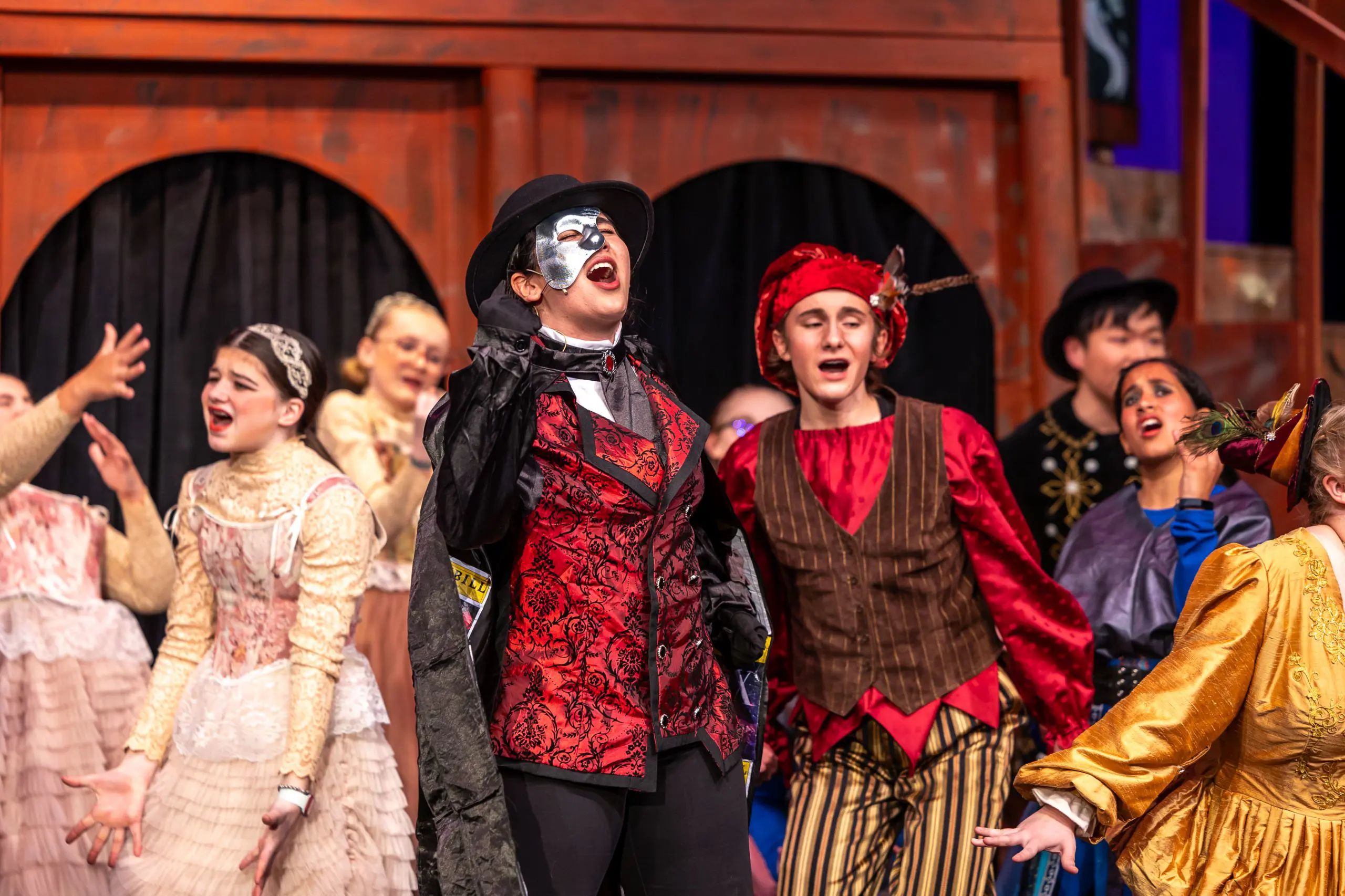 Taking the stage for a musical